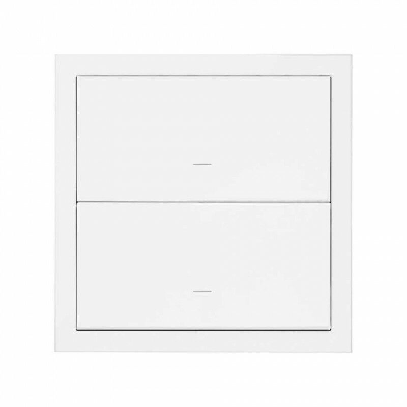 

Kit frontal horizontal 1 elemento 100 con 2 teclas 10020203-130 Blanco Mate - Simon