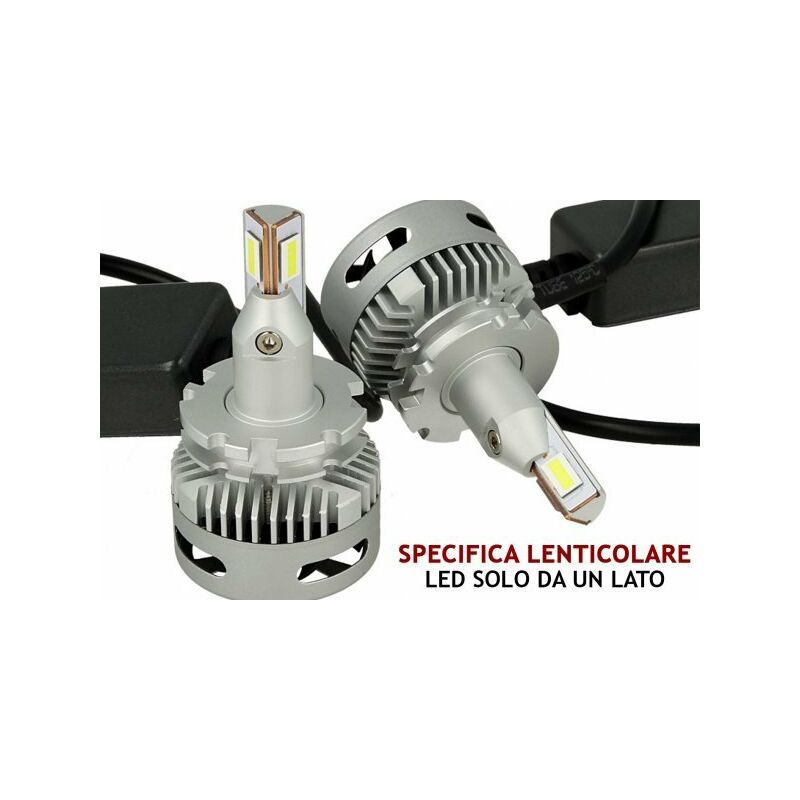 Image of Kit Full Led Canbus Lampada D1S D1R D3S 45W 12V 24V Per Faro Lenticolare Piu Lumisoso Dello Xenon Originale