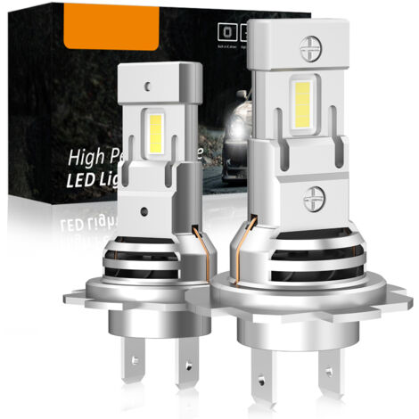 Kit Full Led Compatto H7 12V 45W 8000 Lumen Canbus All In One IP65 Dissipazione a Ventola