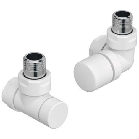 Kit G robinetterie manuelle thermostatisable équerre d'angle droit pour radiateur - ACOVA 991521