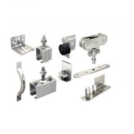 Kit Garniture Porte Coulissante Mantion Charge Lourde 150kg, Rail 3m - Mantion