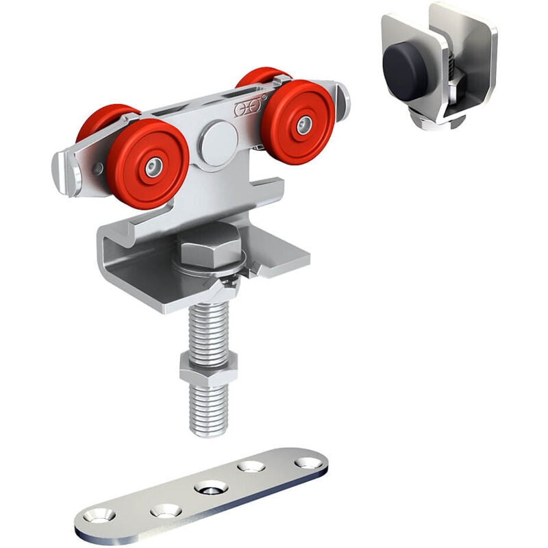 Kit garniture SLID'UP 2000 pour 1 porte extérieure jusqu'à 60 kg