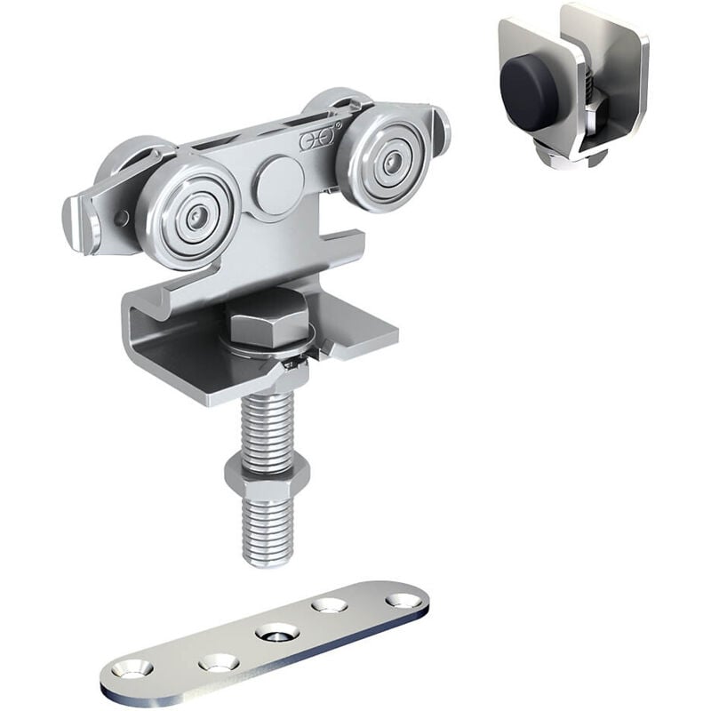 Slid'up By Mantion - Kit garniture slid'up 2000 pour 1 porte extérieure jusqu'à 80 kg