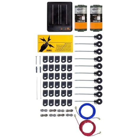 Kit Gatto per recinzione elettrica con Elettrificatore S6 Solare
