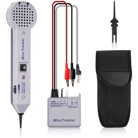 Kit generador de tonos Ej.Life, comprobador de circuitos rastreador de cables, 200EP de alta precisión, detector de tóner, localizador de línea, amplificador inductivo, para la conexión de cables de r