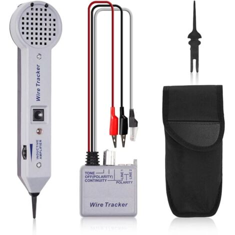 Kit générateur de tonalité, testeur de circuit de traceur de fil, 200EP haute précision, détecteur de toner, localisateur de ligne, amplificateur inductif