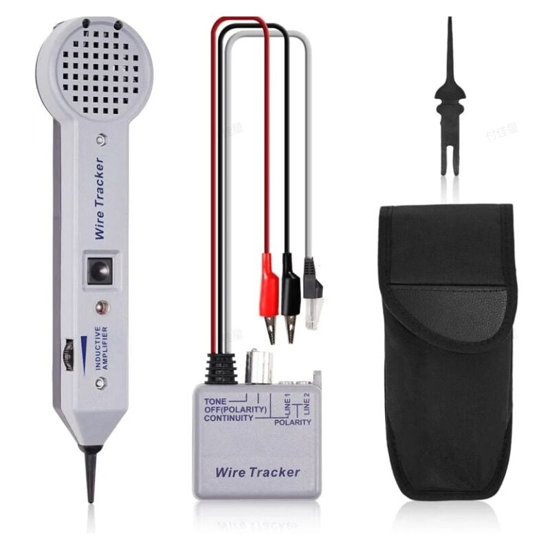 Kit générateur de tonalité, testeur de circuit de traceur de fil, 200EP haute précision, détecteur de toner, localisateur de ligne, amplificateur