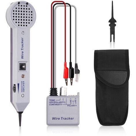 Kit générateur de tonalité, testeur de circuit de traceur de fil, 200EP haute précision, détecteur de toner, localisateur de ligne, amplificateur inductif, pour collage de câble réseau