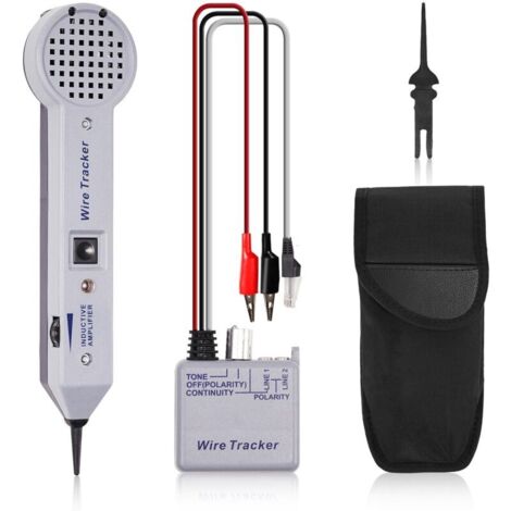 Kit generatore di toni, tester per circuiti di tracciamento cavi, 200EP ad alta precisione, rilevatore di toner, localizzatore di linee, amplificatore induttivo, per collegamento di cavi di rete