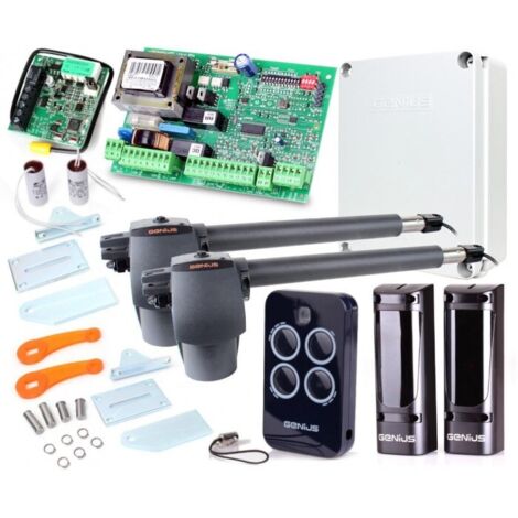 Kit Genius G-Bat 400 per cancelli a due ante da 8 m