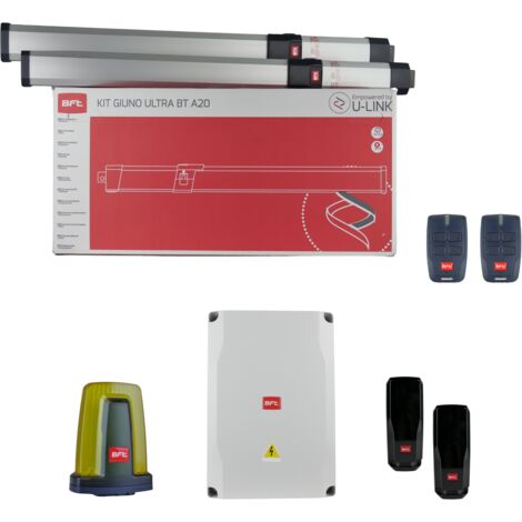 KIT GIUNO BT ULTRA A20 Motorisation portail 2 battants BFT - BFT