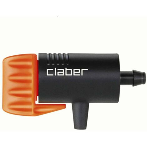 KIT GOCCIOLATORI 50PZ REGOLABILI 0-6 l/h IRRIGAZIONE GIARDINO ORTO CLABER 99209