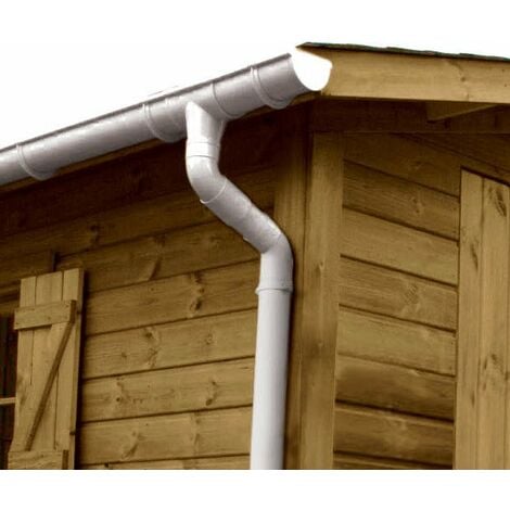 Kit gouttière pour abri de jardin en bois