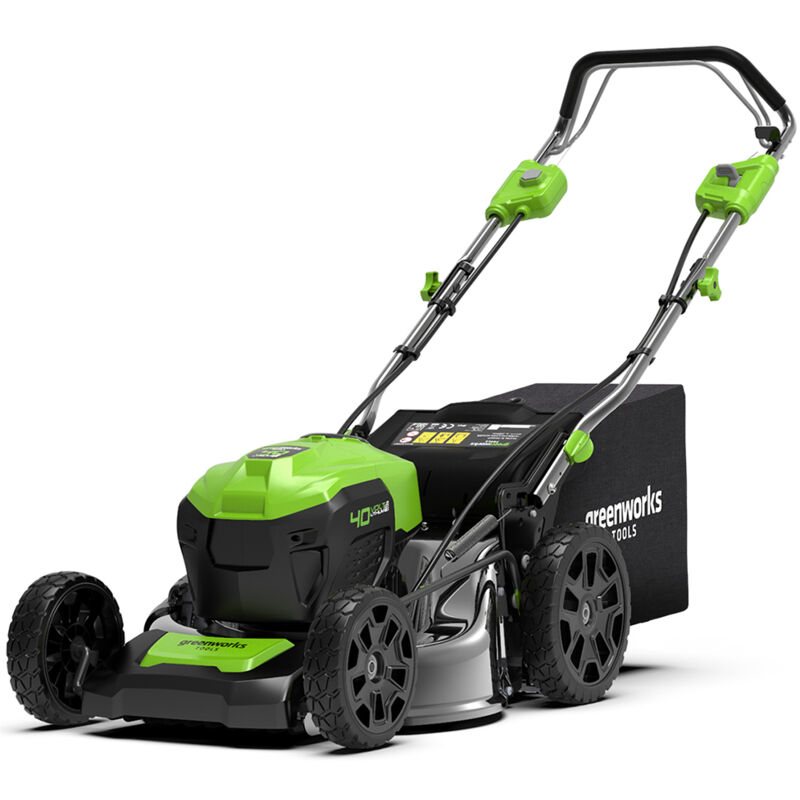 

Kit Greenworks GD40LM46SPK4X Cortacésped a batería 46 cm 40V con batería 4 Ah y cargador