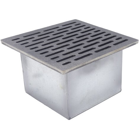 FONDERIA BONGIOVANNI Kit Griglia in ghisa 25X25 per camino con cassetto raccogli cenere 14H cm