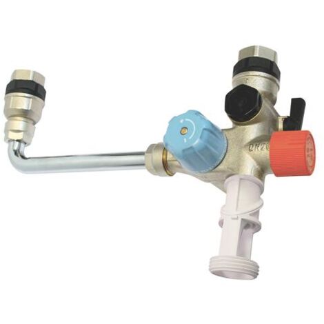 Kit groupe triple sécurité orientable siège inox NF - SOMATHERM