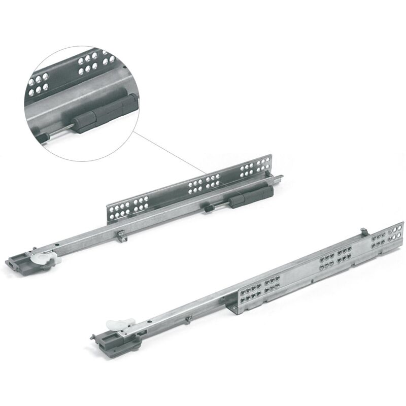 

Kit Guia Cuadro Extracción Parcial R/Abel 450Mm Smove - Zincado