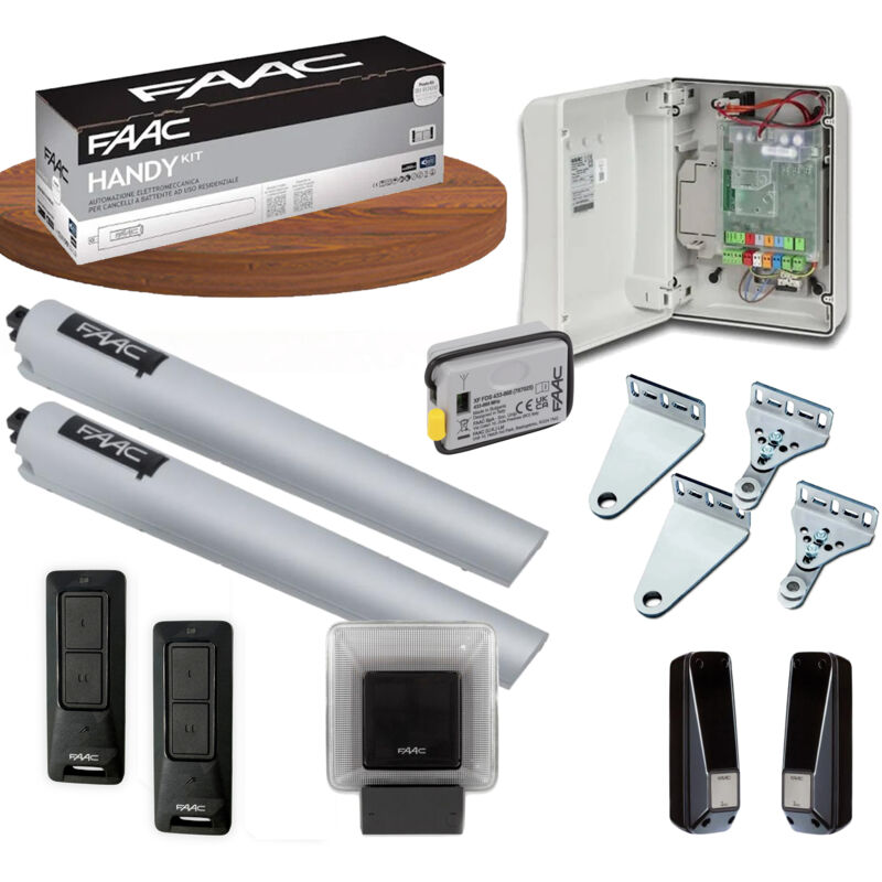 Kit handy integral Motorisation portail battant Faac 24V Faac