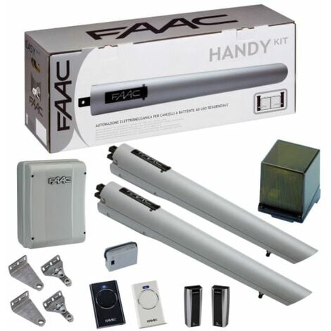 Kit HANDY intégral pour portail battant 24V - FAAC - 105998144