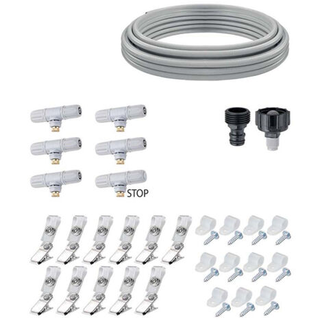 Kit happy fresh Claber 90751 per patio giardino terrazzo 7,5 metri