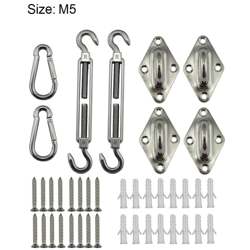 Kit Hardware per tende da sole in acciaio