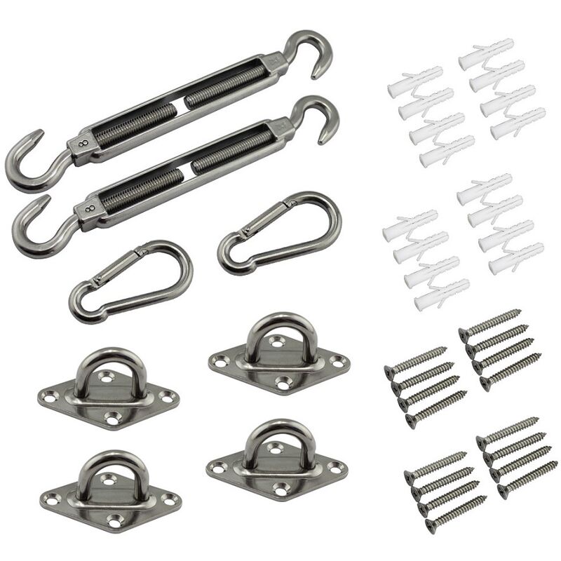 Kit Hardware per tende da sole in acciaio