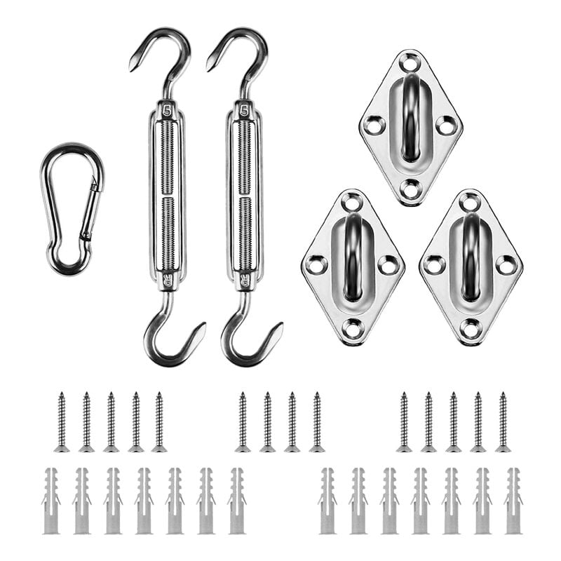 Kit Hardware vela ombra per installazione vela