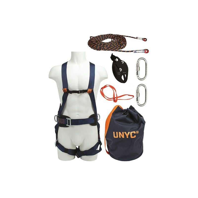 Kit harnais Comfort T.1 frenehard corde 10m + 2 connecteurs + anneau sangle + sac - QSFEPI101/105