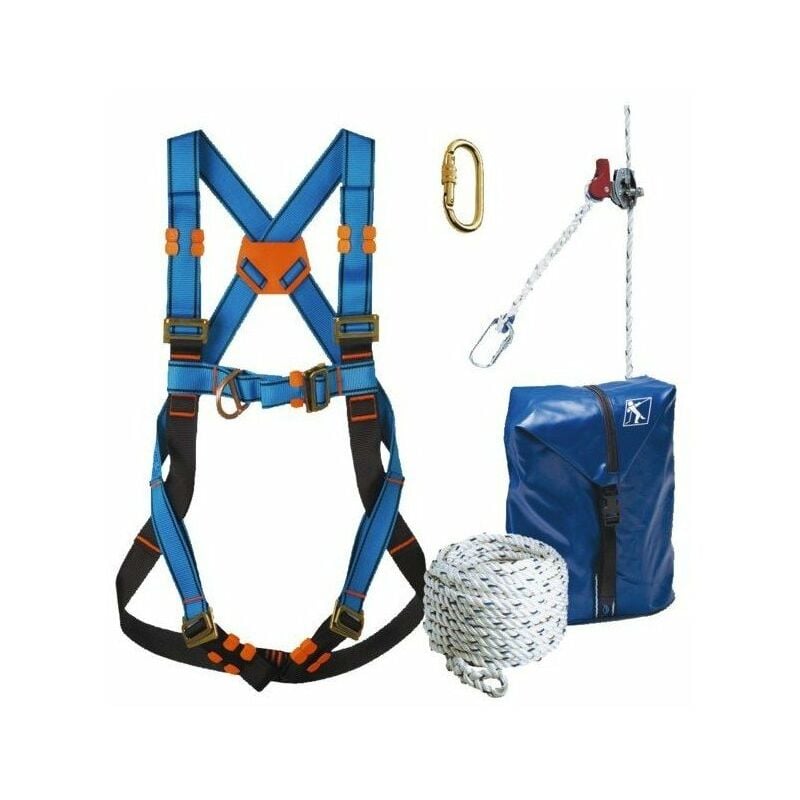 Equipement antichute: kit couvreur ht22 stofor cordage 10m m10 sac