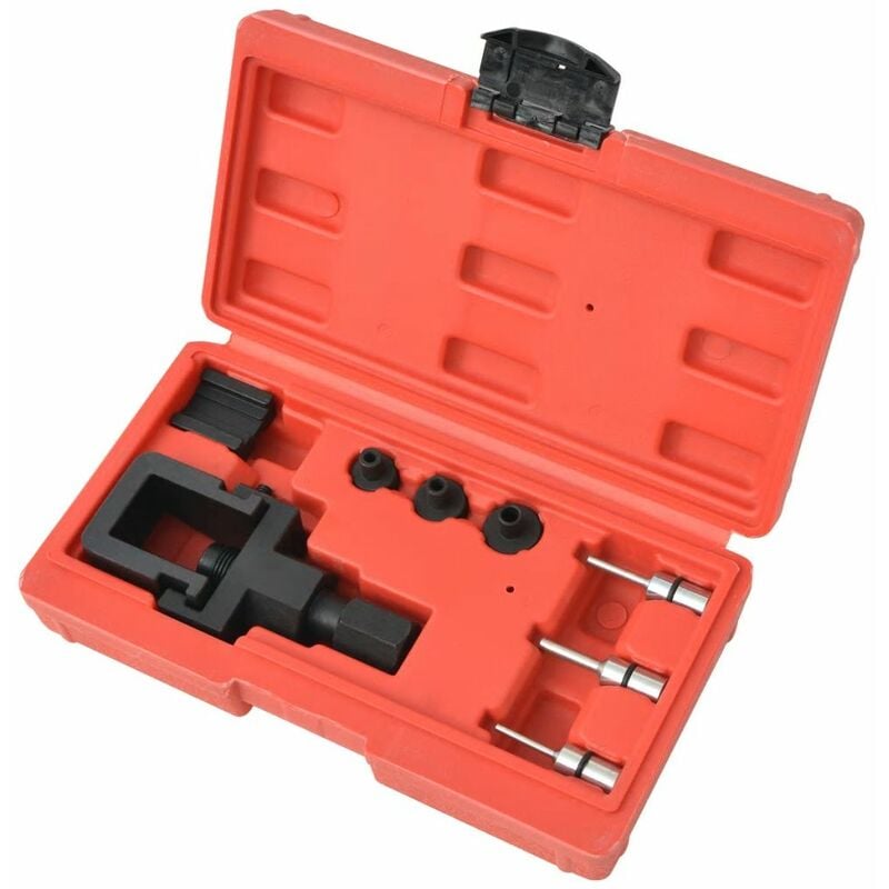 

Kit herramientas de cortar y remachar cadenas de moto 8 piezas