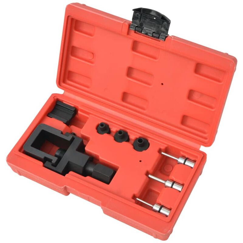 

Kit herramientas de cortar y remachar cadenas de moto 8 piezas