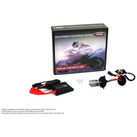 Kit HID moto scooter slim H3 4300K AMIO-01873