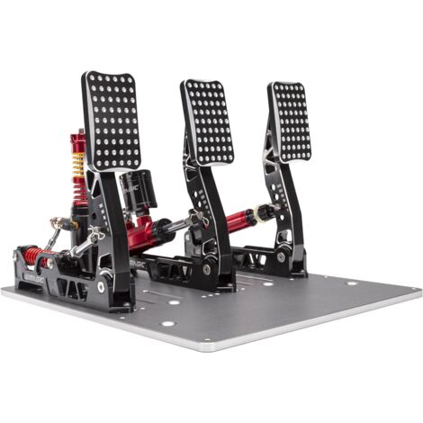Kit hidráulico de tres pedales SIMAGIC Crimson Edition, celda de carga de 100 kg