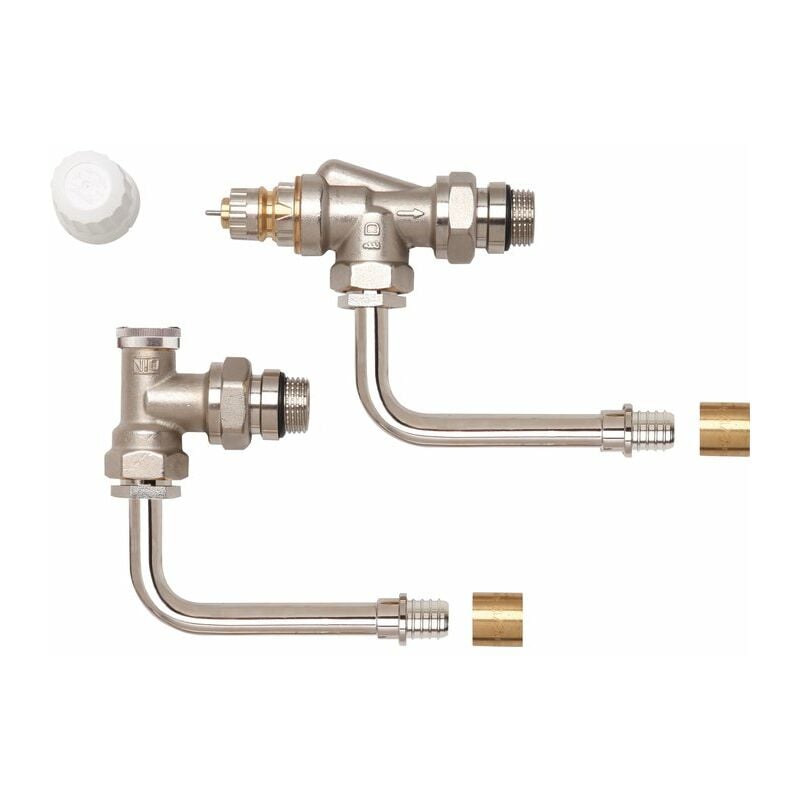 Kit hydrocablé équerre inversée ra-in Danfoss Coude orientable - a Glisser- 16 mm