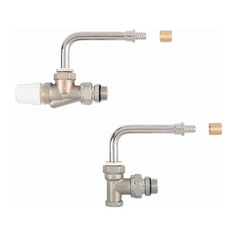 Kit hydrocablé équerre inversée ra-in Danfoss Coude orientable - a glisser - 12 mm