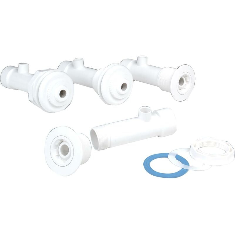 Habitat Et Jardin - Kit hydromassage pour piscine liner - 27.5 cm - Blanc