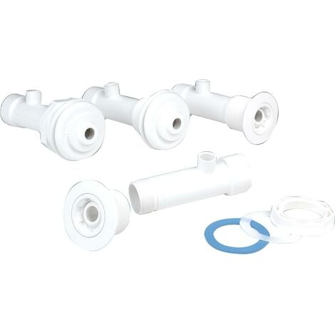Kit hydromassage pour piscine liner - 27.5 cm - Blanc