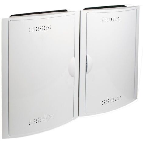 Kit ICT pour intégrer 2 registres vides avec porte + cadre blanc SOLERA 5504/2
