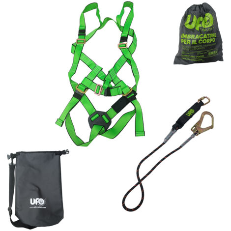 KIT IMBRACATURA SICUREZZA KUIPER 1 PRO DORSALE/STERNALE+ASSORBITORE ENERGIA UFO
