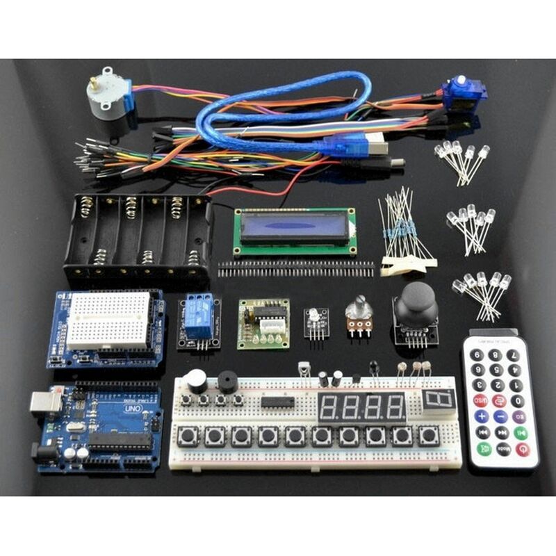 

Kit Iniciacion Arduino (incluye Arduino Uno compatible)