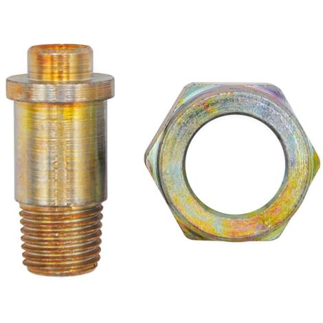 Kit iniettore e dado, modello per regolatore - Iniettore G 1/4" conico M ø 17,5 + dado Ch 25 H16 00000005900
