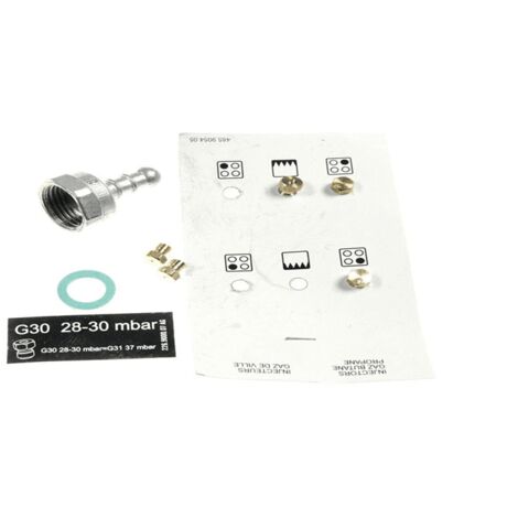 KIT INJECTEUR GAZ BUTANE pour CUISINIERE BEKO - 4431910108