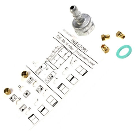Kit Injecteur, gicleur butane