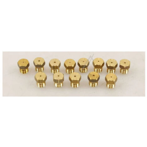 Kit injecteurs gaz butane 49028602 pour Cuisinière CANDY, HOOVER, ROSIERES