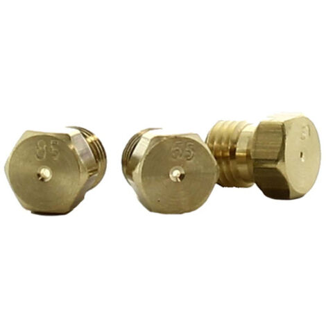 Kit injecteurs gaz butane  900371 pour Cuisinière AYA, CONTINENTAL EDISON, DOMEOS, EDSON, EUREKA, FAR, FRIONOR, HARROW, HELKINA, KONTACT, LINETECH, PROLINE, SHARP, SIGNATURE, SILTAL, SOGELUX, TECHNICA