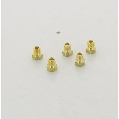 Kit injecteurs gaz butane  900405 pour Cuisinière AYA, FAR, HARROW, HIGHONE, LINETECH, PROLINE, SELECLINE, SOGELUX, TECHNICAL, TECHWOOD, TELEFUNKEN, VALBERG, WESTWOOD
