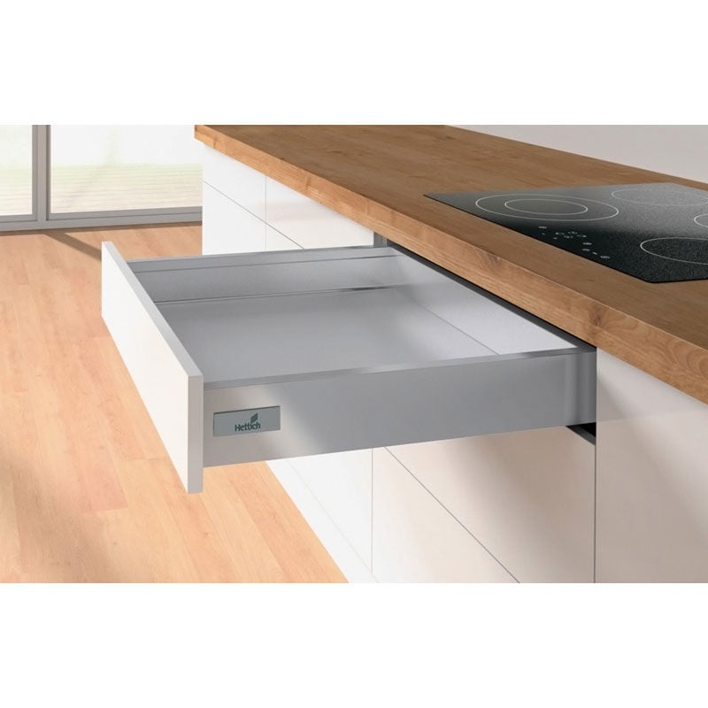 Kit innotech atira hauteur 70 - Décor : Gris - Longueur : 620 mm Hettich