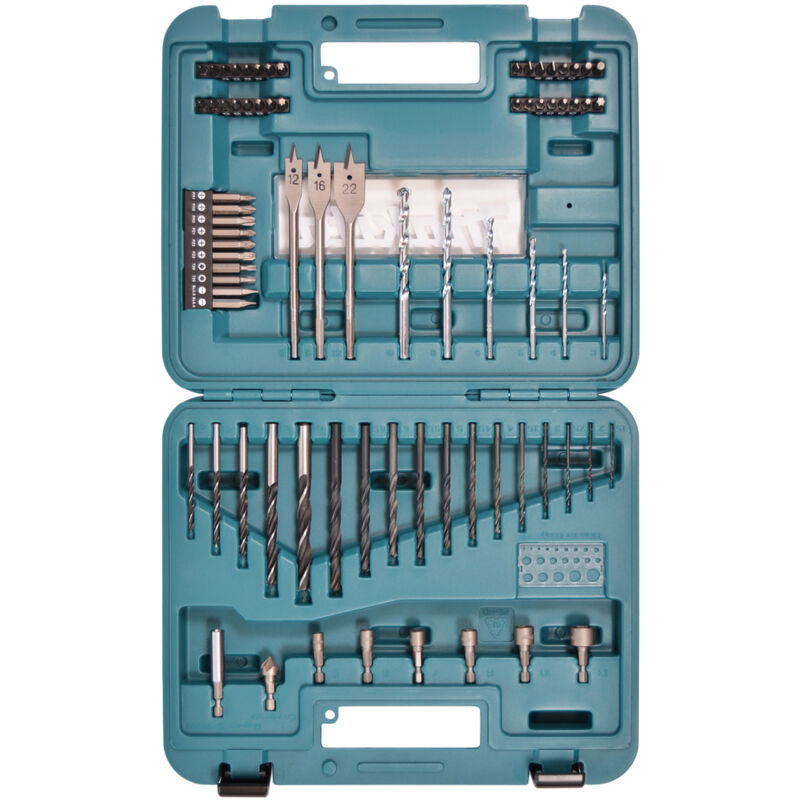 D-47226 Set Punte Inserti Bits Trapano Avvitatore 77 Pezzi Metallo - Makita
