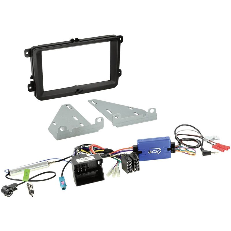 ACV 621320-30-02 Autoradio Einbaublende DoppelDIN Passend für (Auto-Marke): Seat, Skoda, Volkswagen