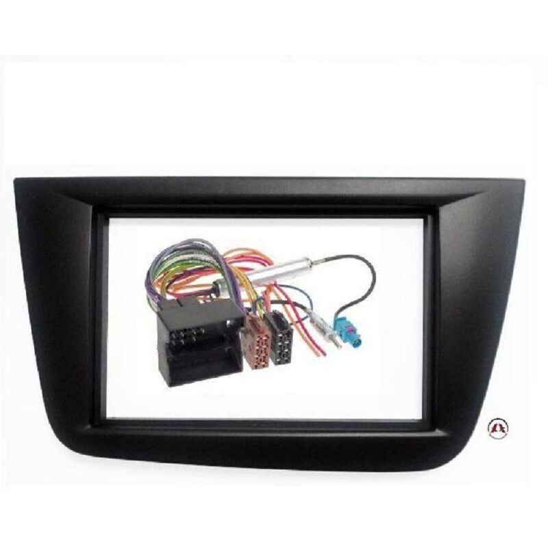 Kit Installation Autoradio KITFAC158FK compatible avec Seat Altea Toledo CanBus - Noir